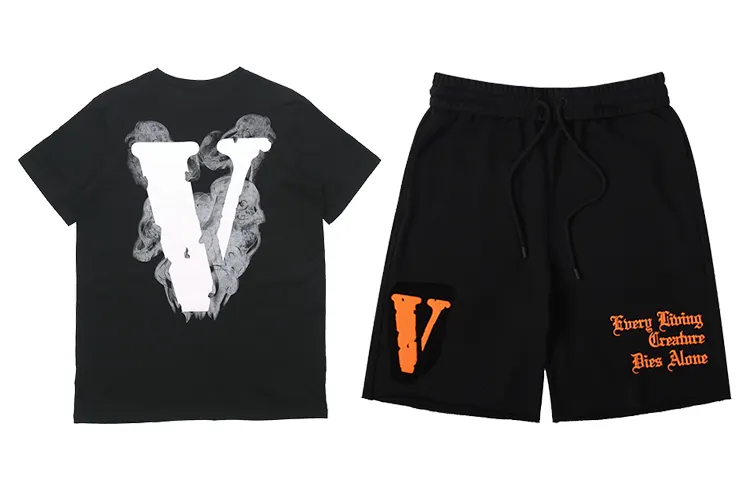 VLONE Casual Sportswear Unisex Crew Neck Moderate