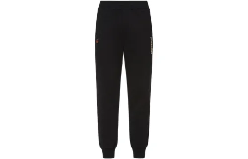 EVISU Casual Pants Men's Black Moderate Cuffed Pants