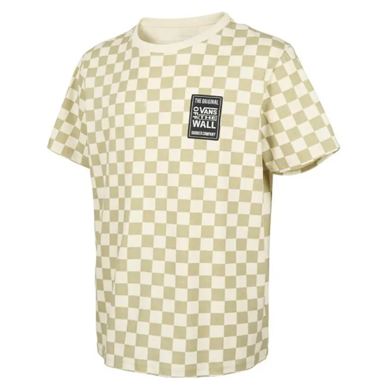 Vans T Shirts Men's Khaki Crew Neck Moderate