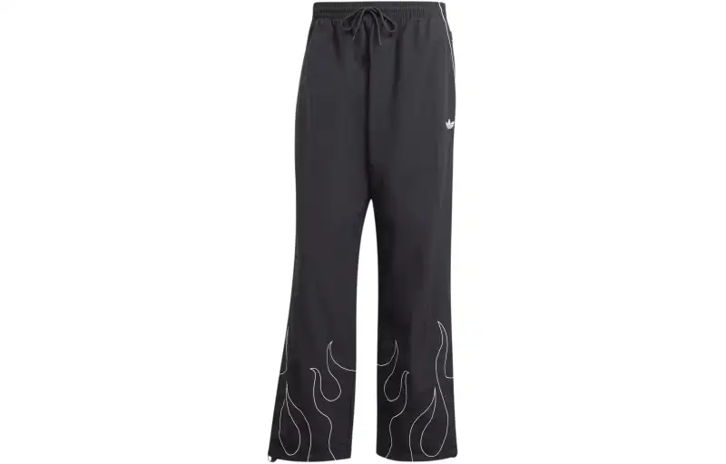 Adidas Originals Flames Track Pants Casual Pants Men's Black