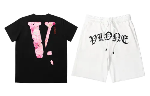 VLONE Casual Sportswear Unisex Crew Neck Moderate