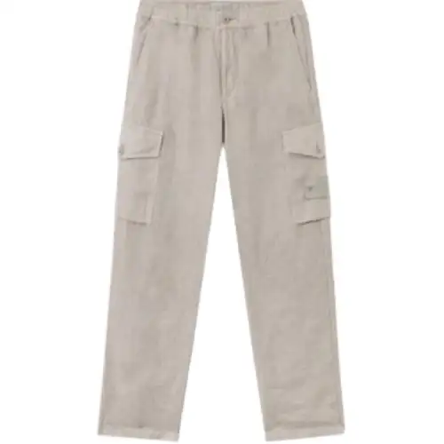 STONE ISLAND Cargo Pants Men's Gray White
