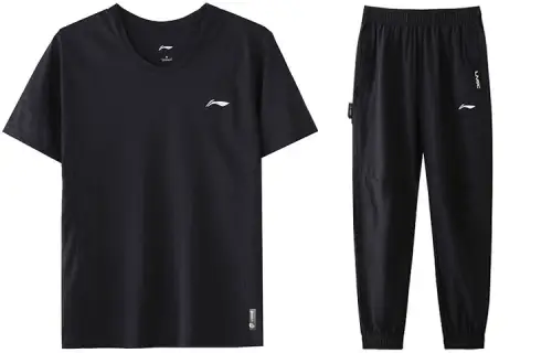 Li Ning Casual Sportswear Men's Crew Neck Moderate