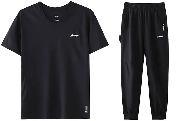 Li Ning Casual Sportswear Men's Crew Neck Moderate