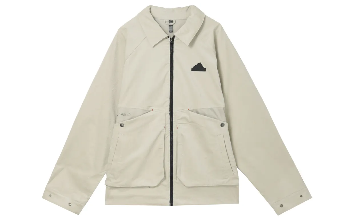Adidas Jacket Men's Sesame Seeds Earth Gray