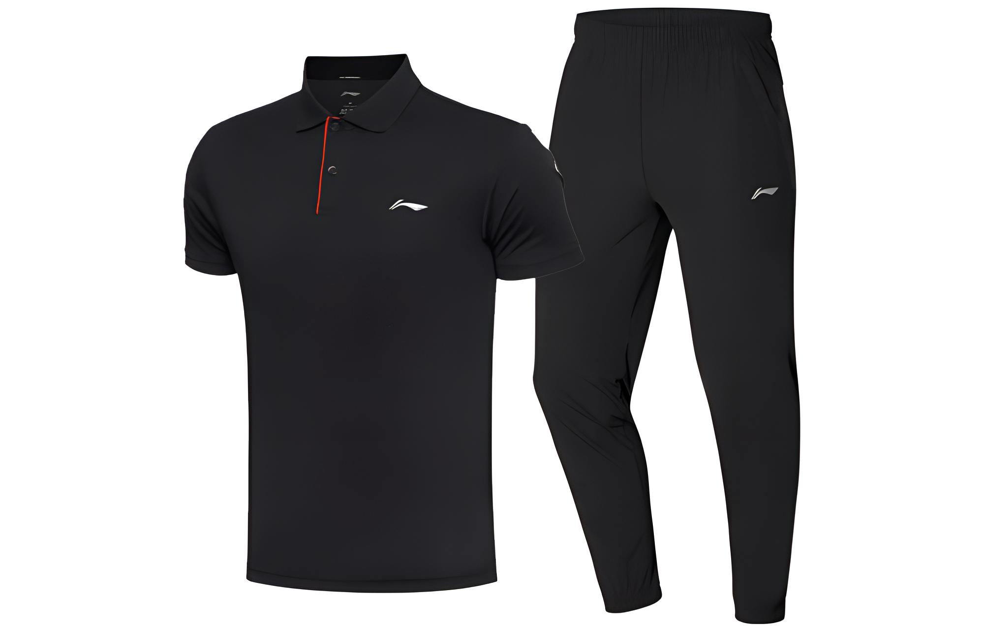 Li Ning Sports Life Collection Casual Sportswear Men's Black