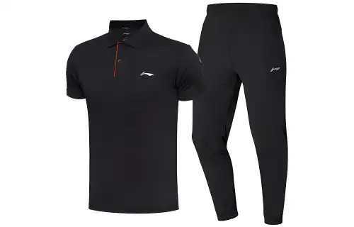Li Ning Sports Life Collection Casual Sportswear Men's Black