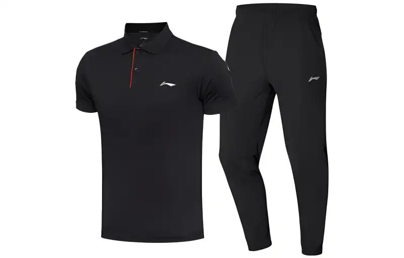 Li Ning Sports Life Collection Casual Sportswear Men's Black
