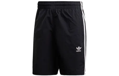 Adidas Originals 3 Stripes Casual Shorts Men's Black Moderate