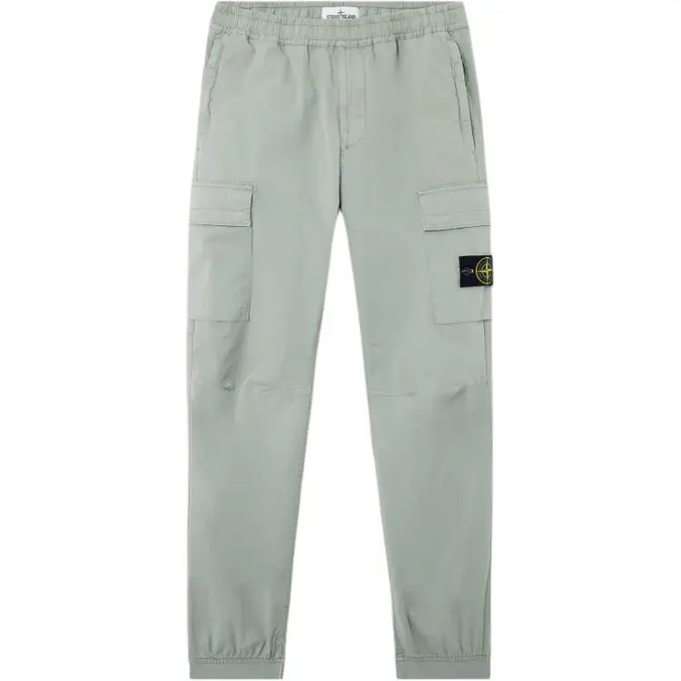 Stone Island Logo Patch Cargo Pants