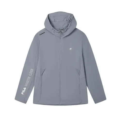 FILA Lifestyle Trench Coat Men's Dark Stone Blue BU