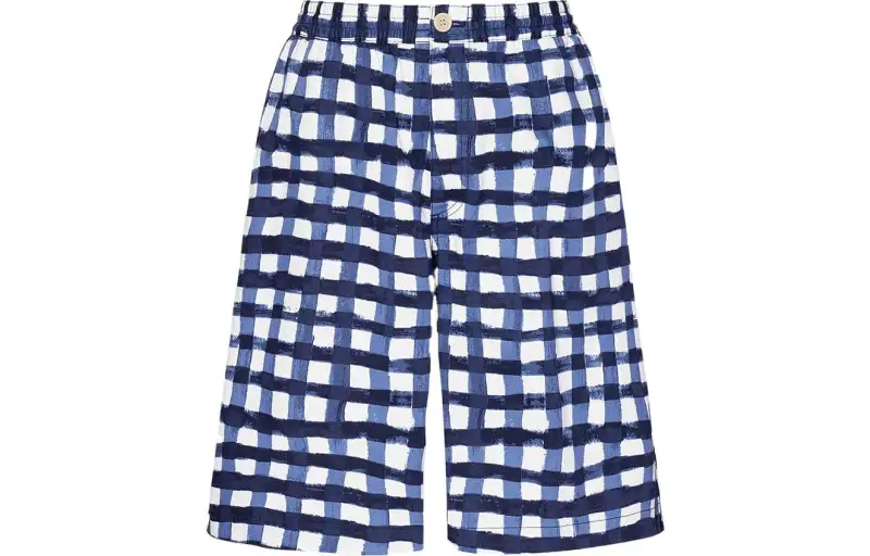 UNIQLO X Marni Wide Fit Check Boxy Shorts
