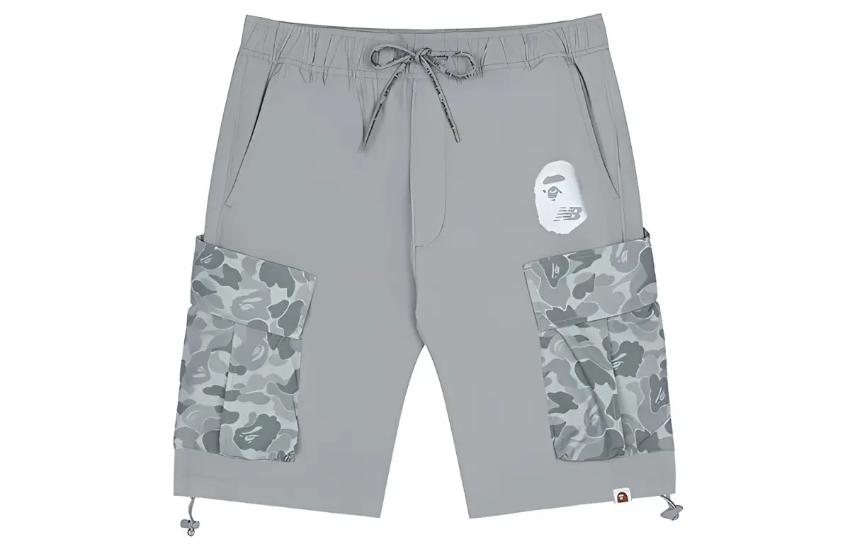 New Balance New Balance X BAPE Casual Shorts Men's Gray