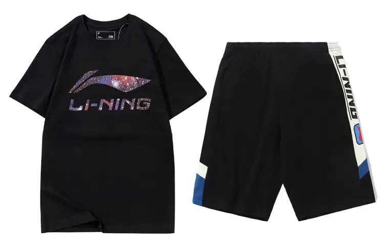 Li Ning Sports Fashion Collection Casual Sportswear Men's Crew Neck Moderate