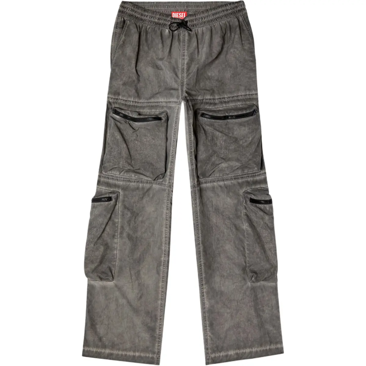 DIESEL Cargo Pants Men's Gray Moderate