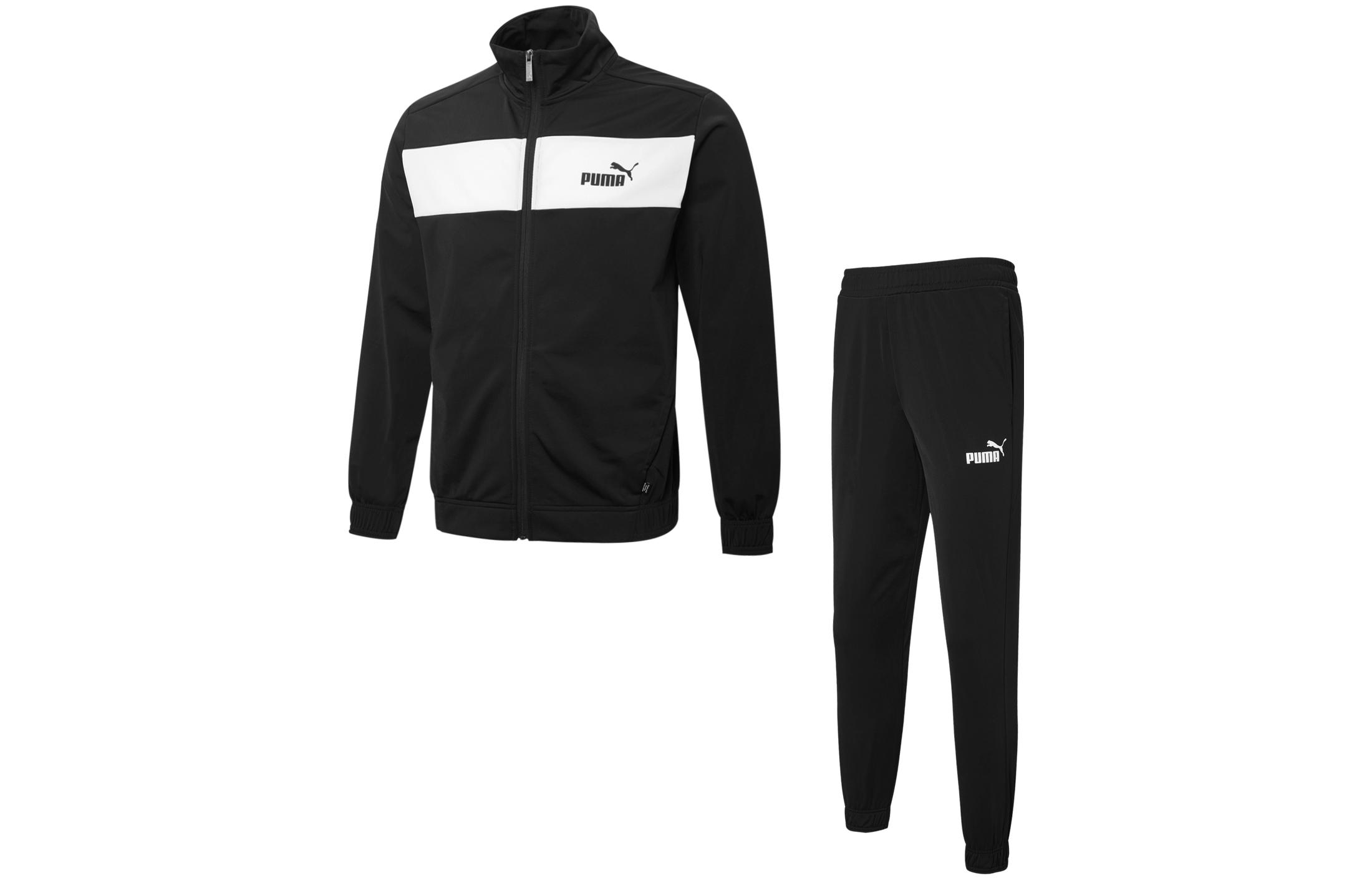 PUMA Casual Sportswear Men’s Black Stand Collar Moderate