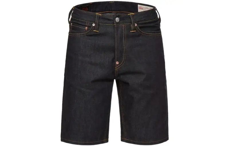 EVISU SS22 Shorts Men's Denim Blue