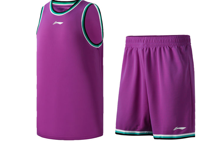 Li Ning Sports Basketball Collection Casual Sportswear Men’s Hyacinth Purple