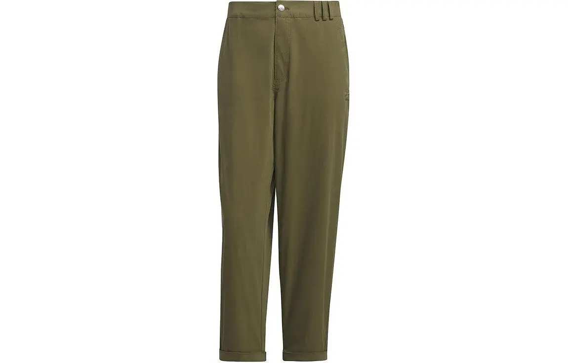 Adidas Casual Pants Men's Yellow Green