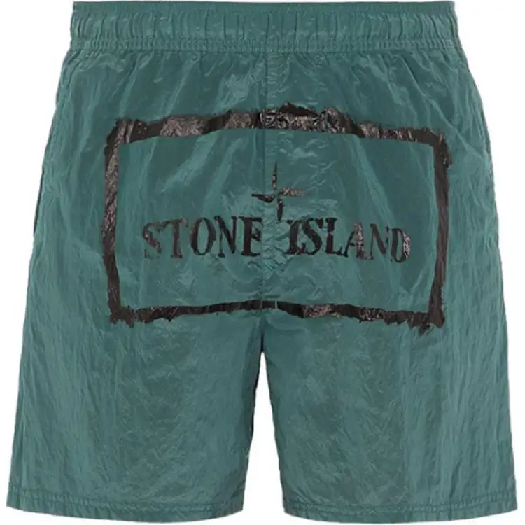 STONE ISLAND Casual Shorts Men's Green