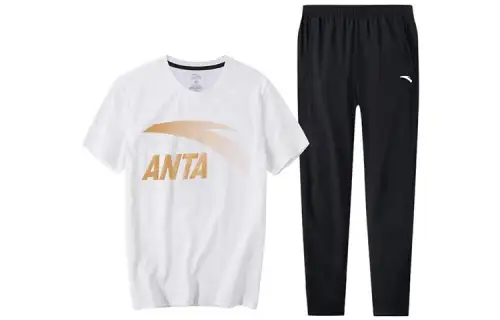 ANTA Life Collection Casual Sportswear Men's Crew Neck Moderate