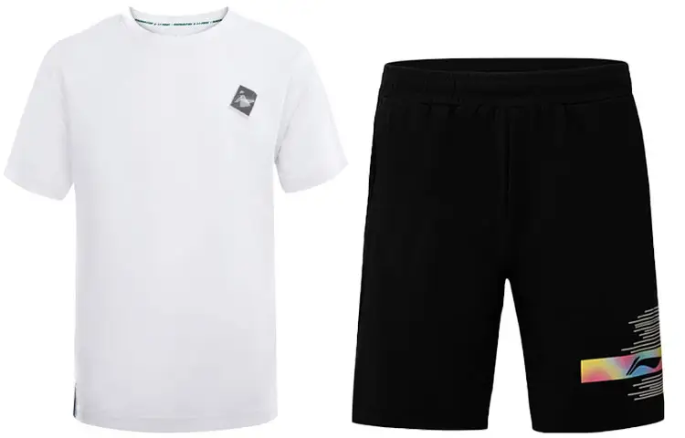 Li Ning Casual Sportswear Men's Crew Neck Moderate
