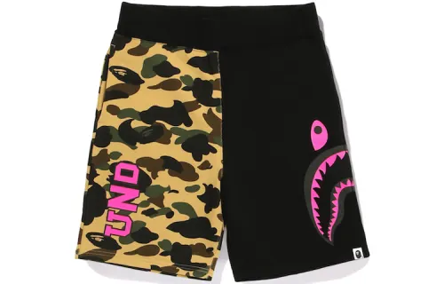 A BATHING APE Shark Series Casual Shorts Unisex