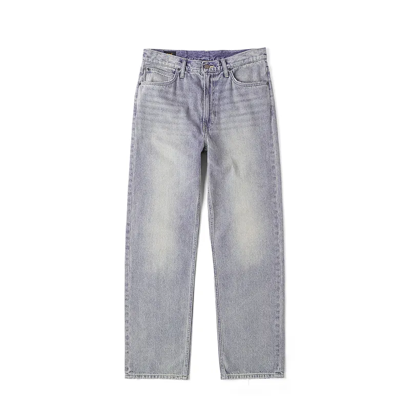 Lee Jeans Men's Light Blue Moderate Straight Fit Pants