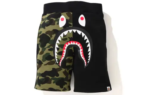 A Bathing Ape shark camouflage shorts