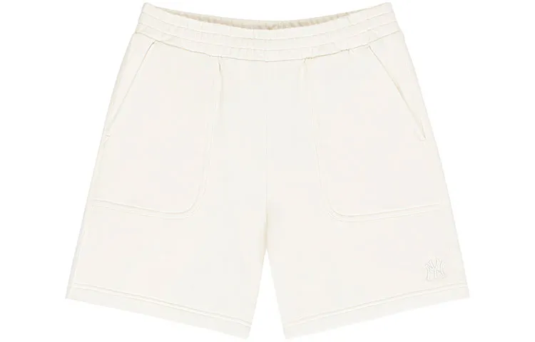 MLB Casual Shorts Unisex Cream Moderate