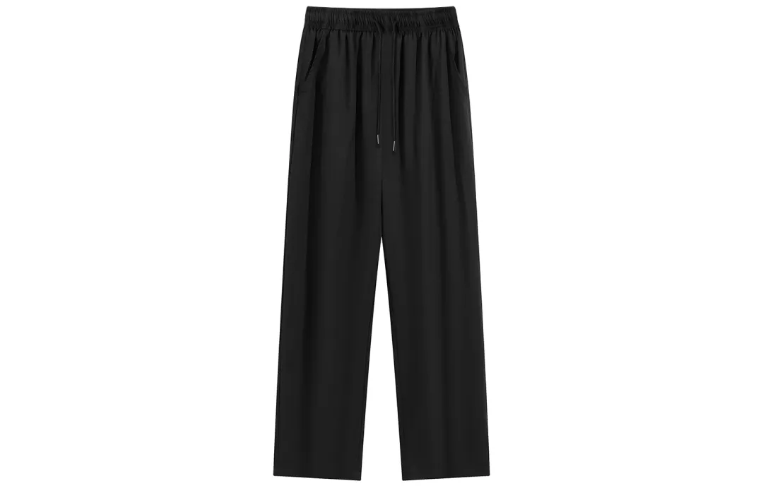 PEIMENG Casual Pants Unisex Moderate Straight Fit Pants