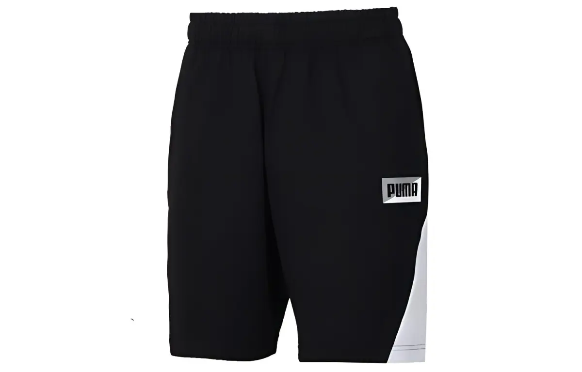 PUMA Rebel Casual Shorts Men's Black Moderate