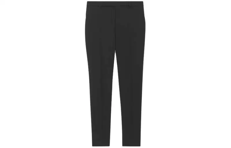 SAINT LAURENT Pleated Straight Hem Trousers