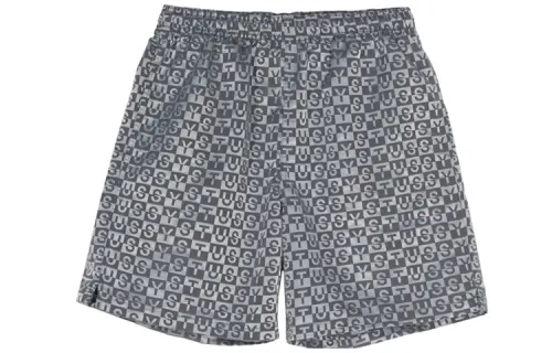 Stussy Casual Shorts Unisex Gray Moderate