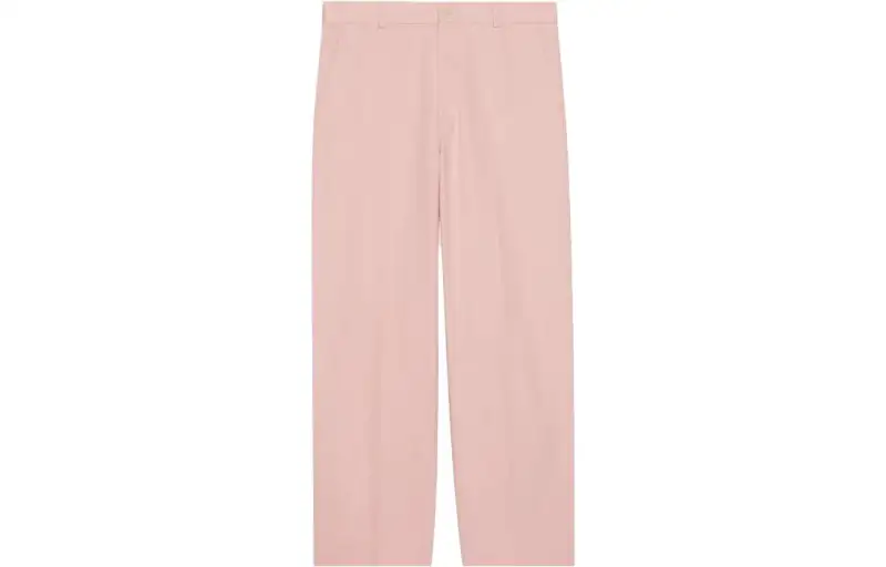 GUCCI Casual Pants Men's Pink Moderate Straight Fit Pants