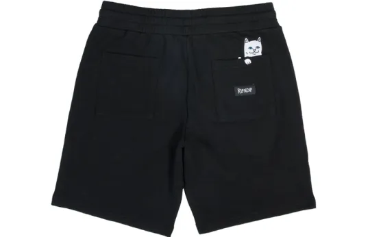 RIPNDIP Casual Shorts Unisex Black Moderate
