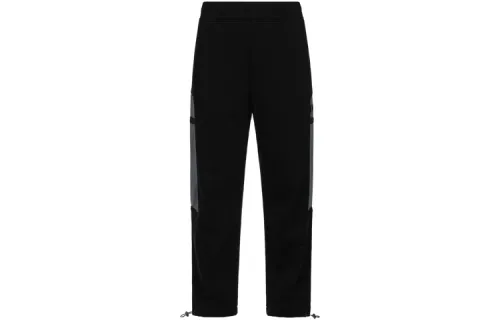 EVISU Casual Pants Men's Black Moderate Straight Fit Pants