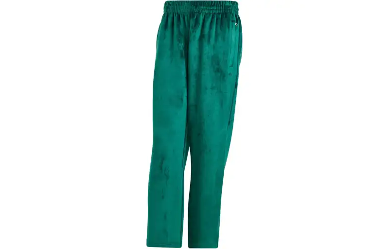Adidas Originals ESSENTIALS Casual Pants Men's Green Moderate Wide Leg Pants
