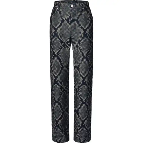 LOUIS VUITTON Graphic Denim Skate Pants