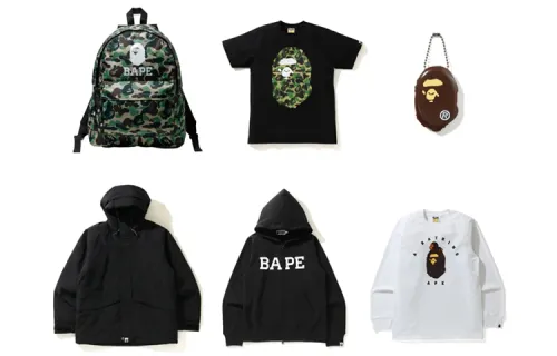 A BATHING APE Head Series Casual Sportswear Men's Crew Neck Moderate