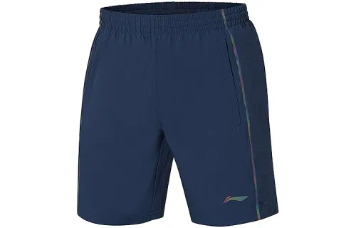 Li Ning Casual Shorts Men's Guangdong Blue Moderate