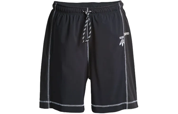 Adidas Originals X Alexander Wang Casual Shorts Men's Black Moderate