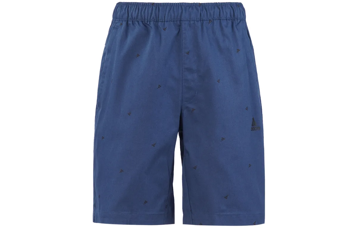 Adidas Casual Shorts Men's Navy Blue Moderate