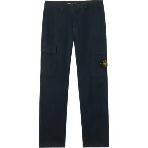 STONE ISLAND Logo Patch Cargo Pants