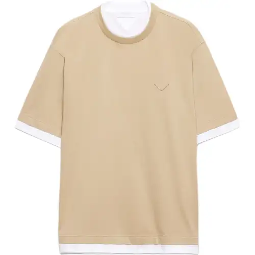 PRADA FW25 T Shirt Men's Gray Rope