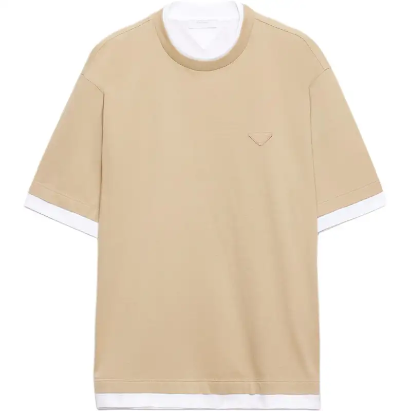 PRADA FW25 T Shirt Men's Gray Rope