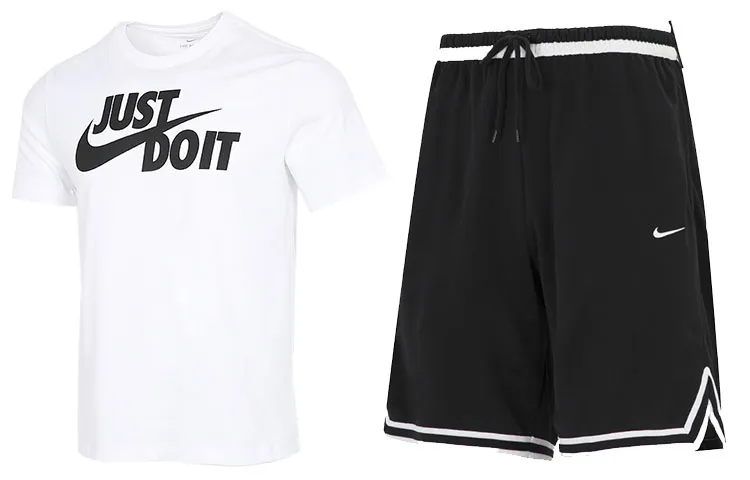 Nike Casual Sportswear Sets Men's Crew Neck Moderate