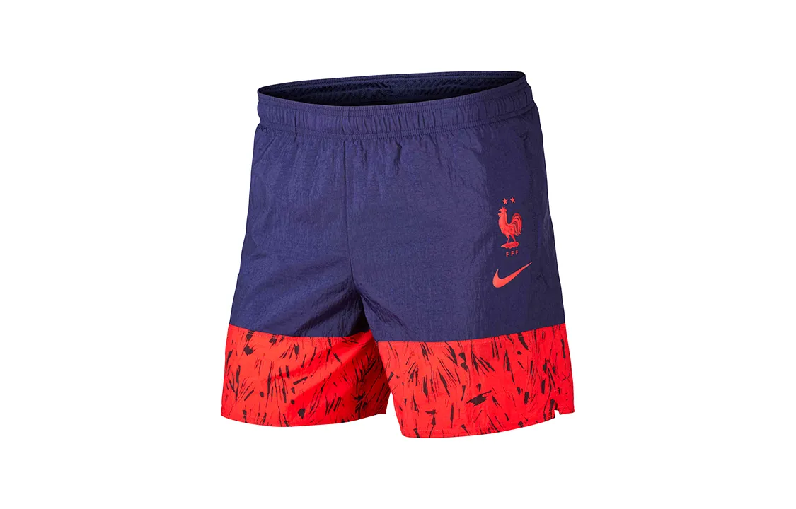 Nike Casual Shorts Men's Blue Red Multicolor Moderate