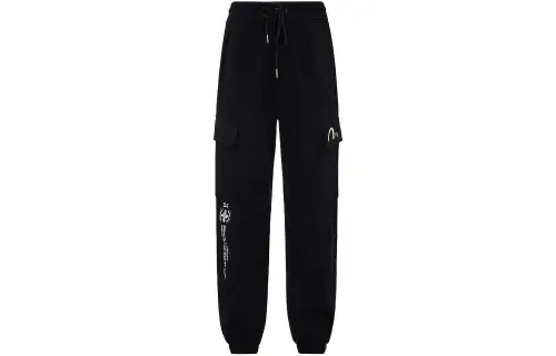 EVISU Casual Pants Men's Moderate Cuffed Pants
