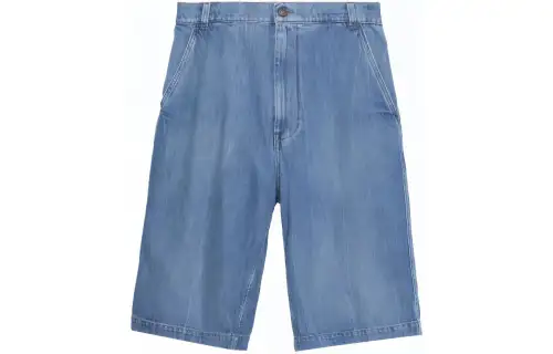 GUCCI Denim Shorts Men's Blue Moderate